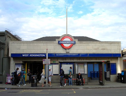 West Kensington Tube Station, London